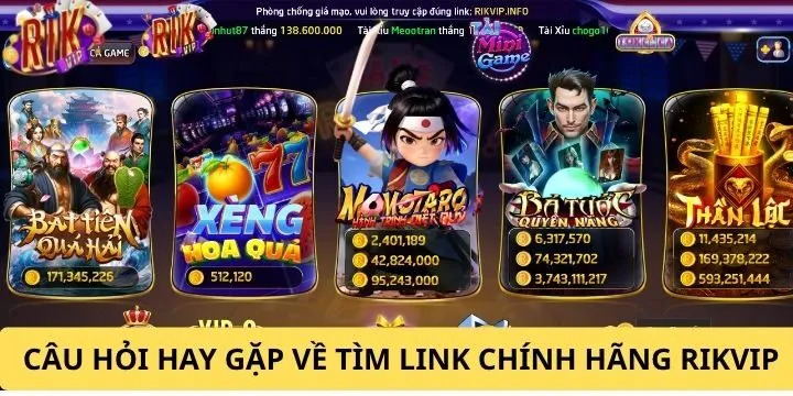 Giải đáp vấn đề tìm link chính hãng Rikvip thường gặp nhất