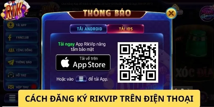 Hướng dẫn cách đăng ký Rikvip ngay trên điện thoại cực dễ
