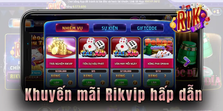 Khuyến mãi Rikvip - Cơ hội nhận ưu đãi từ vốn 0 đồng