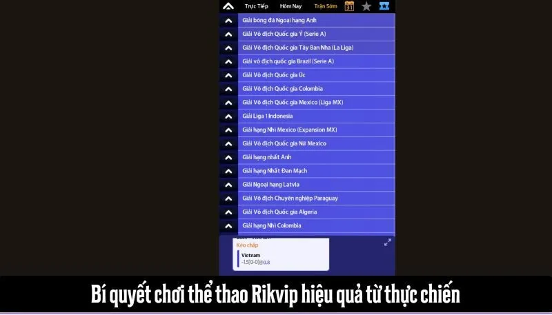 Bí quyết chơi thể thao Rikvip hiệu quả từ thực chiến