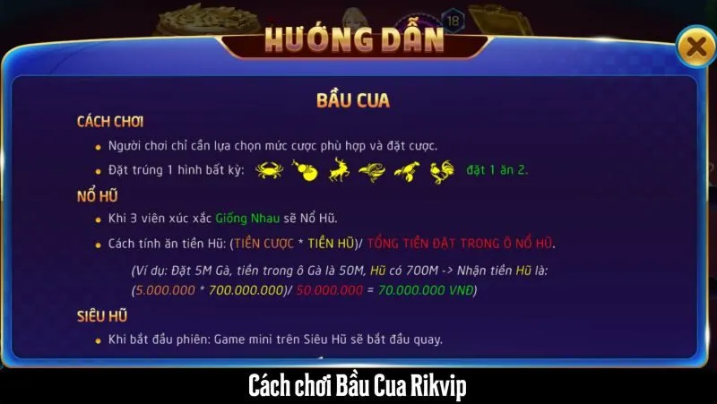 Cẩm nang chơi bầu cua Rikvip cho người mới tham gia