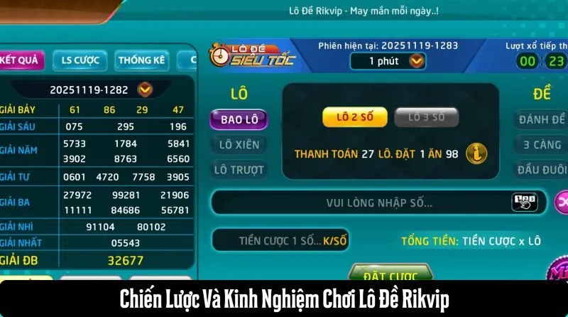 Bật mí những kinh nghiệm chơi lô đề Rikvip