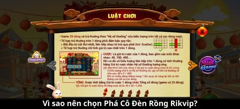 Vì sao nên chọn Phá Cỗ Đèn Rồng Rikvip?