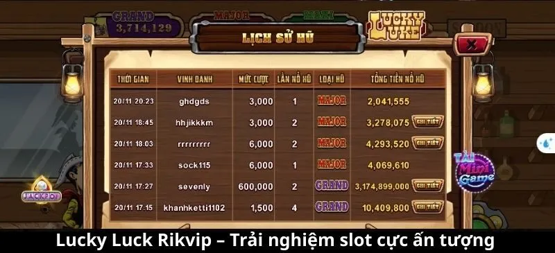 Luật chơi Lucky Luke Rikvip: Hướng dẫn chi tiết
