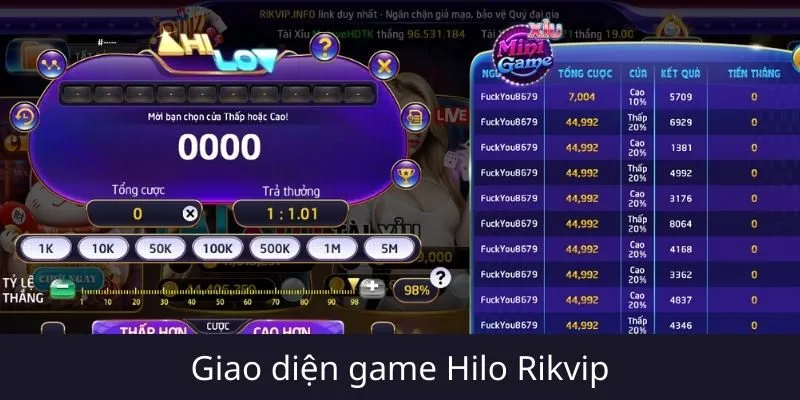 Hilo Rikvip là trò chơi như thế nào?