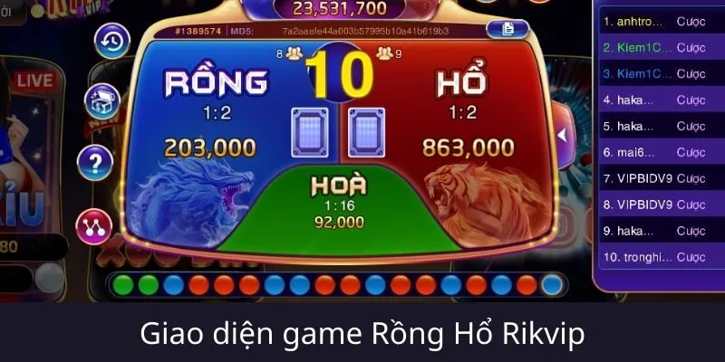 Giới thiệu tổng quan về Rồng hổ Rikvip