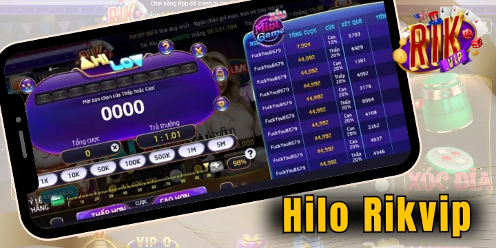 Hilo Rikvip - Tổng hợp chi tiết về trò chơi và cách chơi thắng
