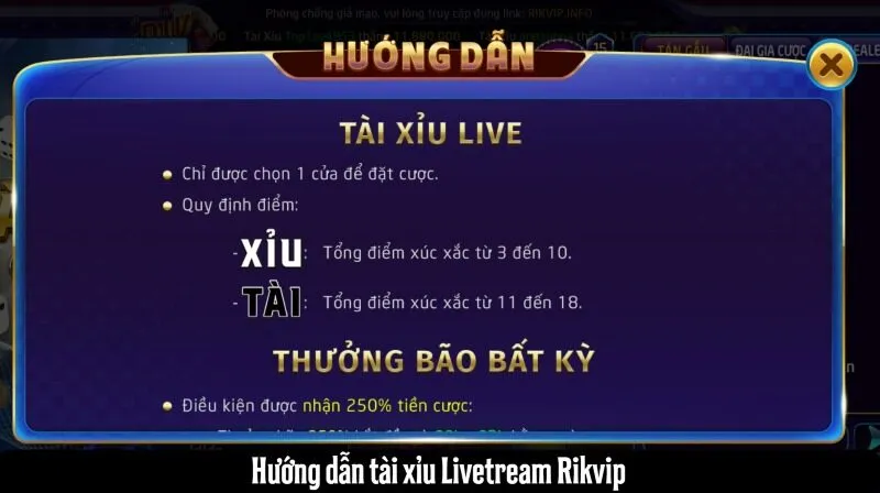 Hướng dẫn phân tích nhịp cược tại Tài Xỉu Livestream Rikvip