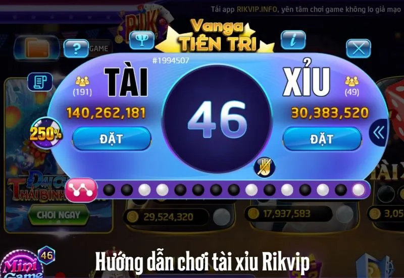 Hướng dẫn chơi Tài Xỉu hiệu quả tại Rikvip