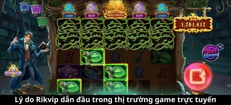 Lý do Rikvip dẫn đầu trong thị trường game trực tuyến