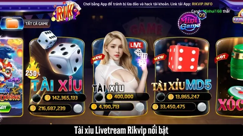 Giới thiệu về Tài Xỉu Livestream Rikvip