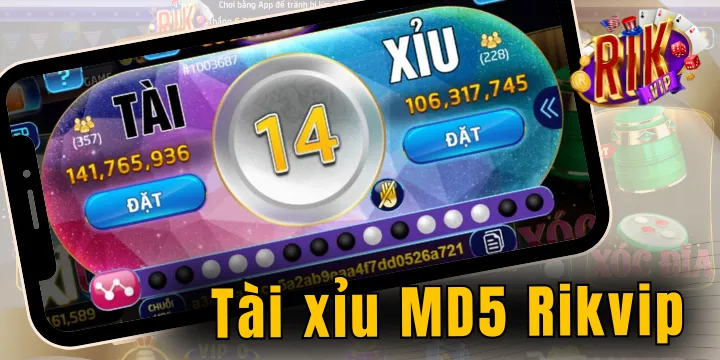 Tài Xỉu MD5 Rikvip – Hướng dẫn chơi cùng với chiến thuật thắng đặc biệt