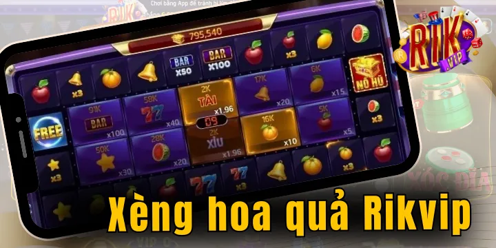 Xèng hoa quả Rikvip - Game Slot thú vị, nổ hũ dễ dàng